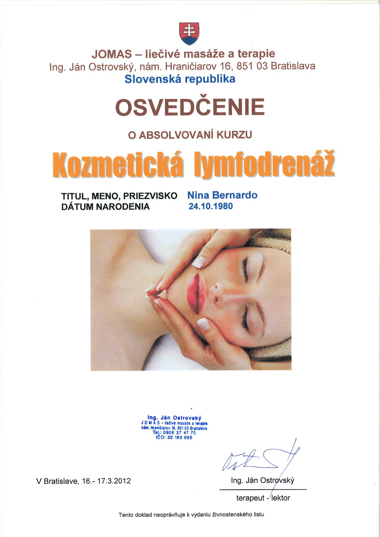 Kozmeticka Lymfodrenaz